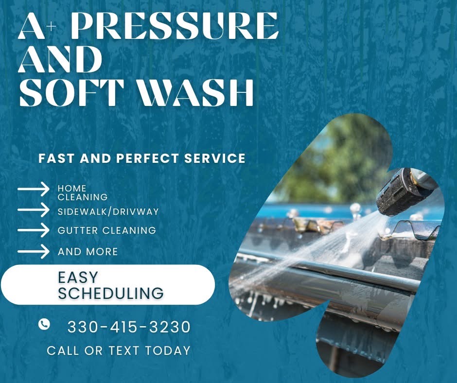We're officially gearing up for the spring pressure washing services here in Massillon Ohio